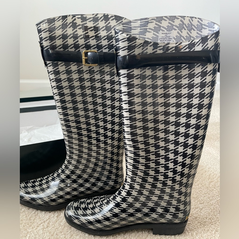 Ralph Lauren Rossalyn II Houndstooth Rainboota